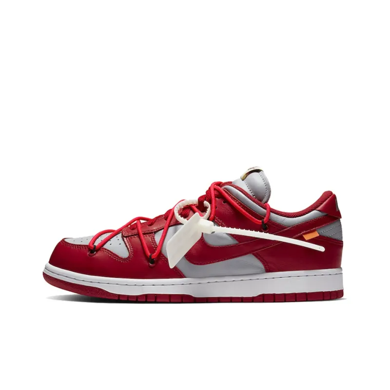 Uabat Dunk Low Off-White University Red CT0856-600
