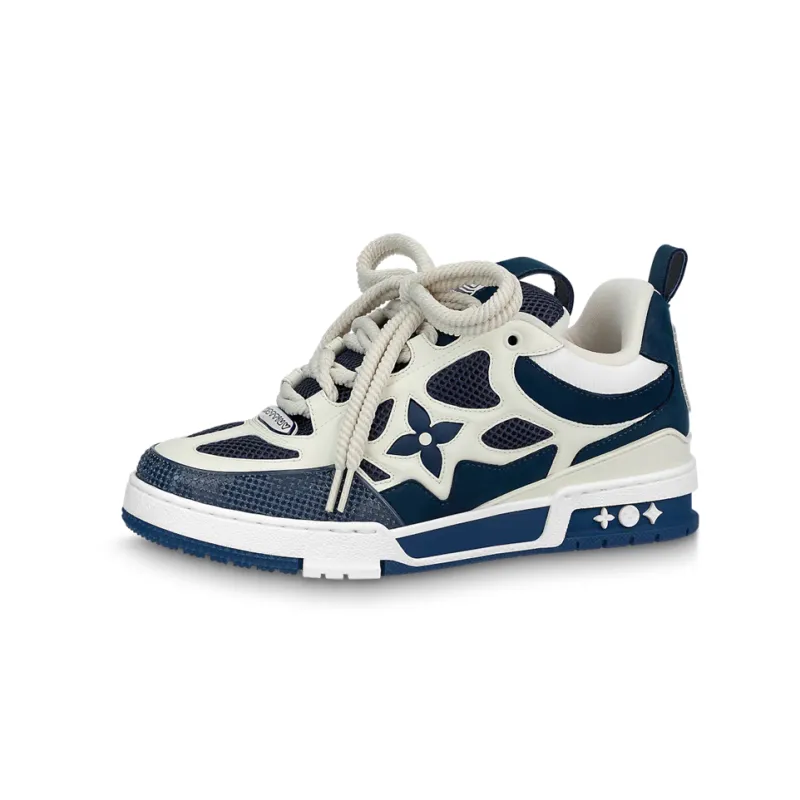 Uabat Louis Vuitton LV Skate Sneaker Marine White 1AARRL
