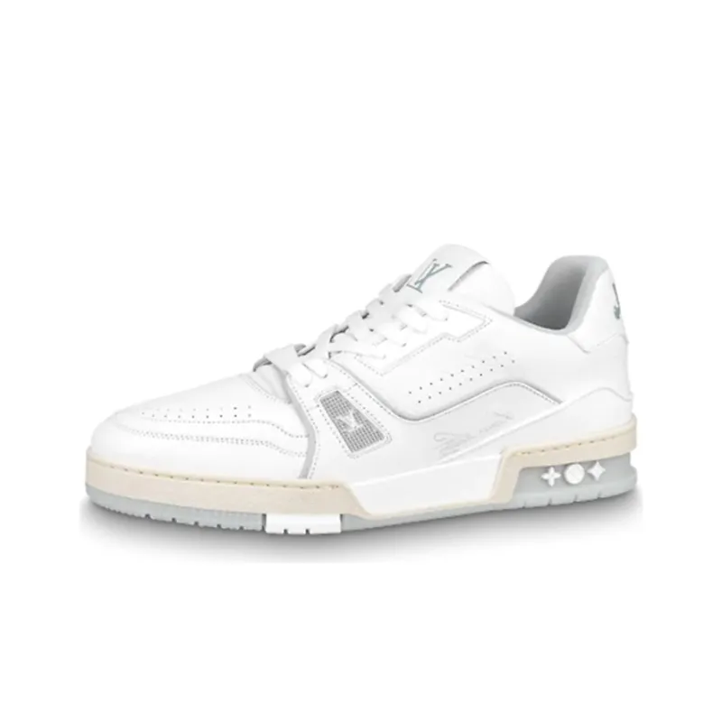 Uabat Louis Vuitton Trainer White Signature 1A8WB9