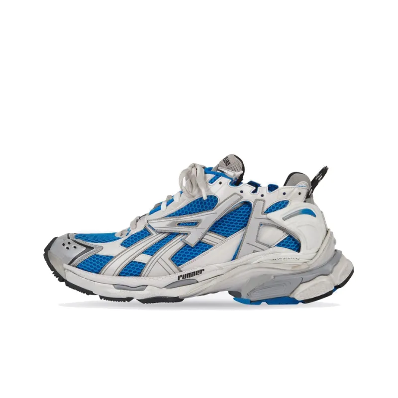 Uabat Balenciaga Runner Blue Grey 677403W3RB34912