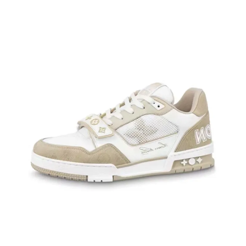 Uabat Louis Vuitton Trainer Beige White 1A9ZC3 / 1A9ZC2 / 1A9ZC5