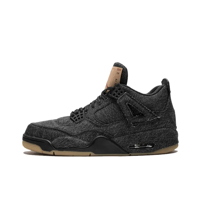Uabat Jordan 4 Retro Levi's Black (Levi's Tag) AO2571-001