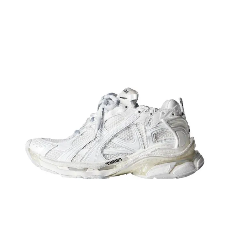 Uabat Balenciaga Runner Triple White  772774W3RMU9000