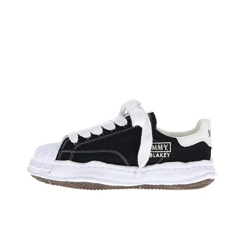 Uabat Maison Mihara Yasuhiro Blakey OG Sole Canvas Low Black A08FW735