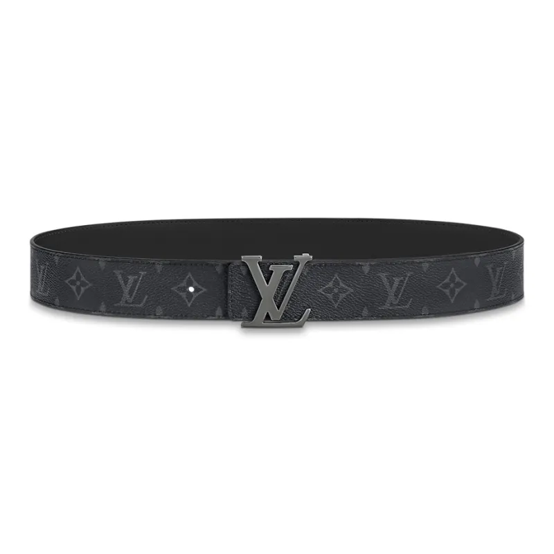 Louis Vuitton Initiales Belt Monogram Eclipse Male Black/Gray