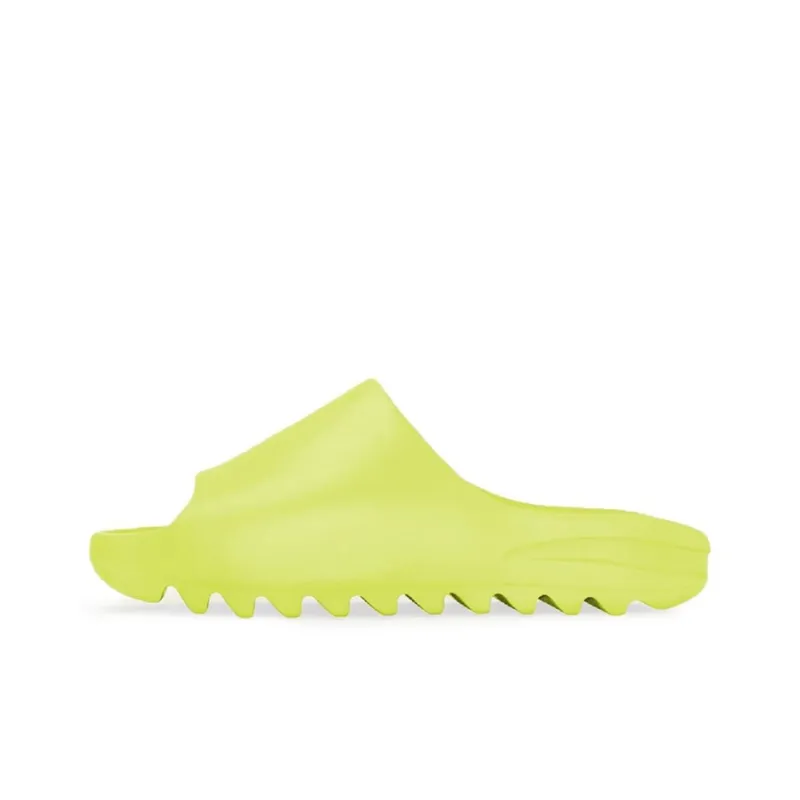 Uabat adidas Yeezy Slide Glow Green GX6138(Buying two sizes larger than usual)