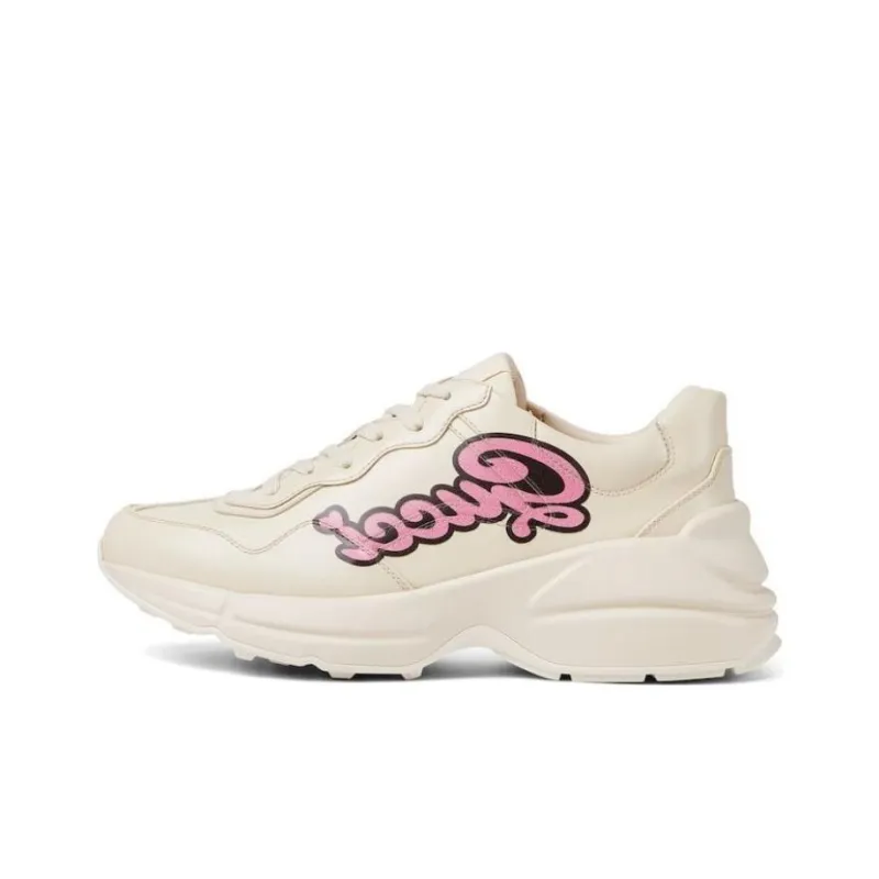 Uabat GUCCI Casual Shoes Low-Top Beige 784664