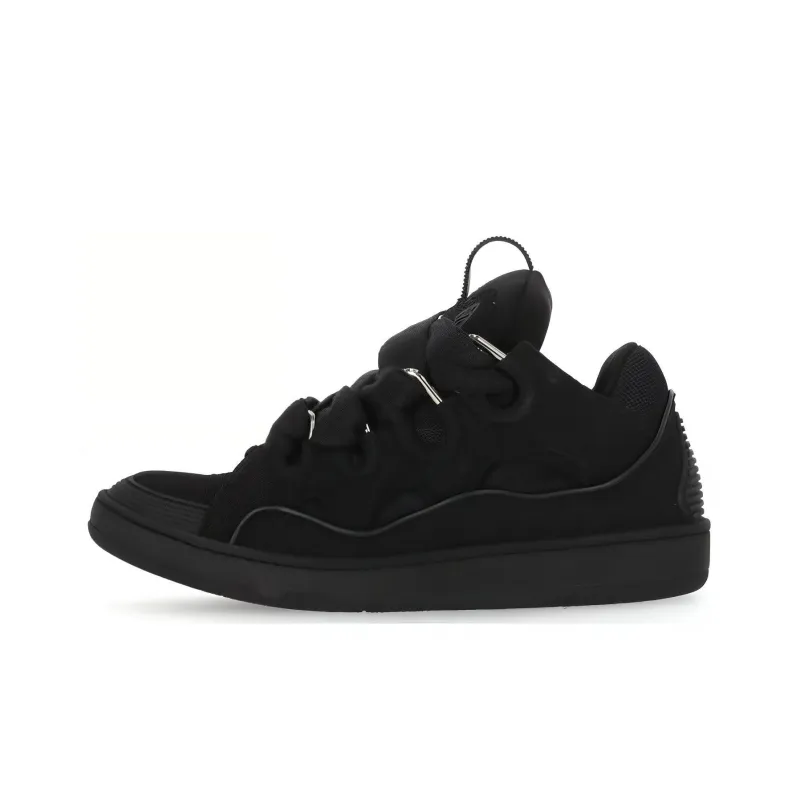 Uabat Lanvin Leather Curb Triple Black FMSKRK11GRIPA23 1010