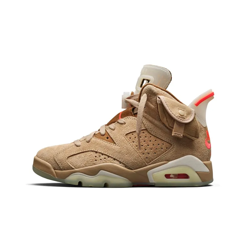 Uabat Jordan 6 Retro Travis Scott British Khaki DH0690-200