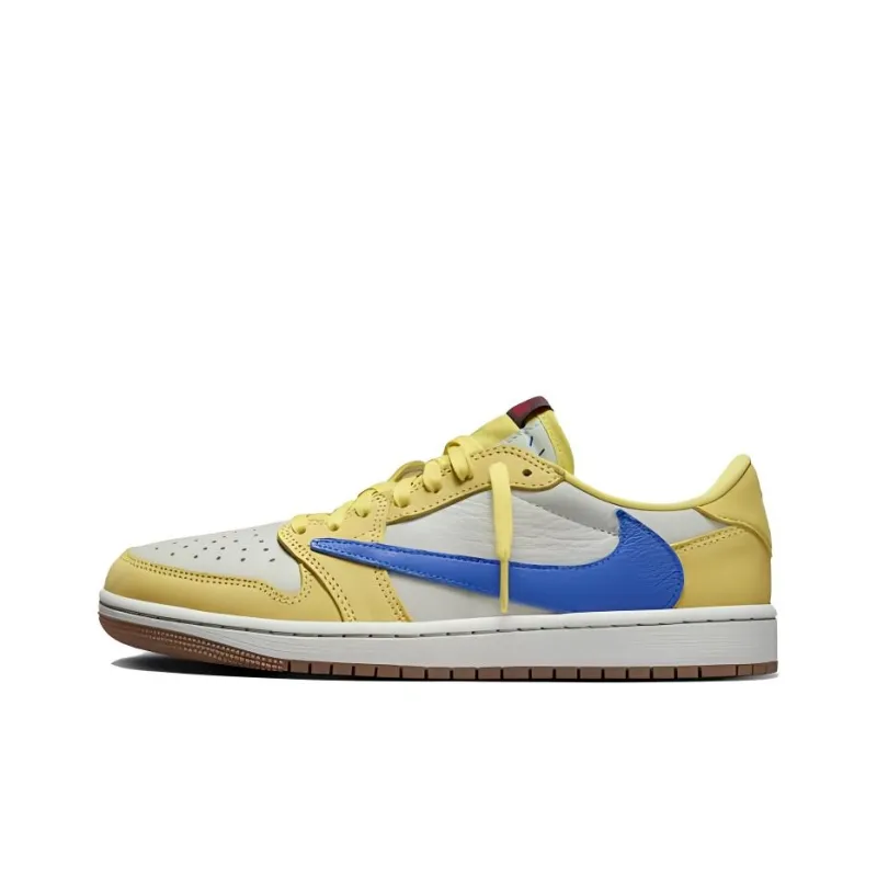 Uabat Jordan 1 Retro Low OG SP Travis Scott Canary DZ4137-700