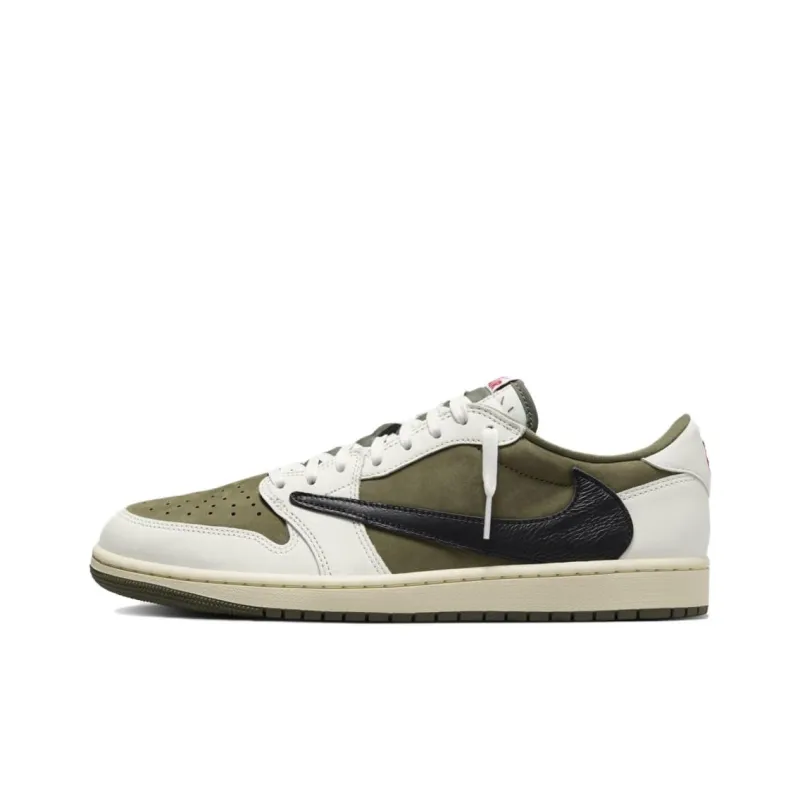 Uabat Jordan 1 Retro Low OG SP Travis Scott Medium Olive DM7866-200