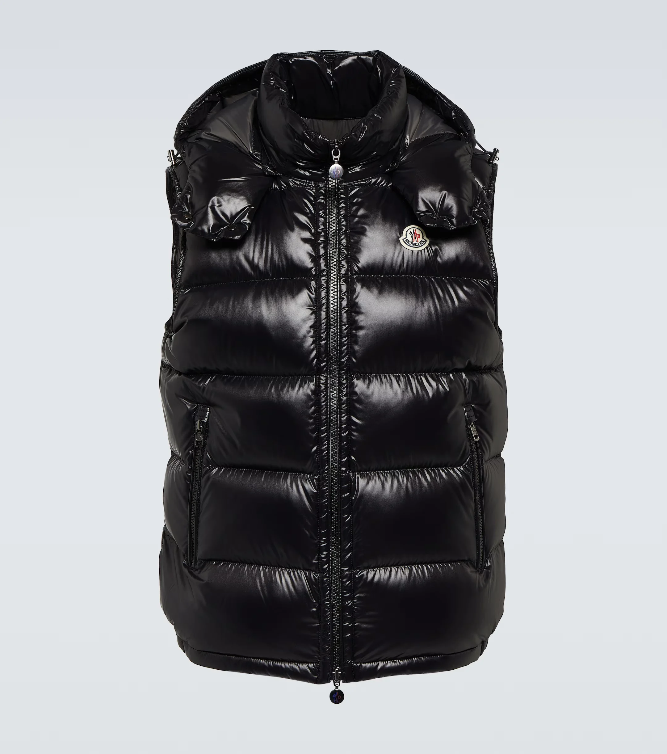 Moncler Bormes Down Vest Black
