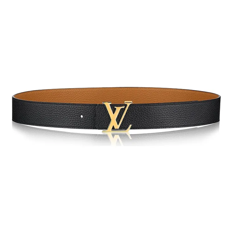 Uabat LOUIS VUITTON Leather Belt Men M9151