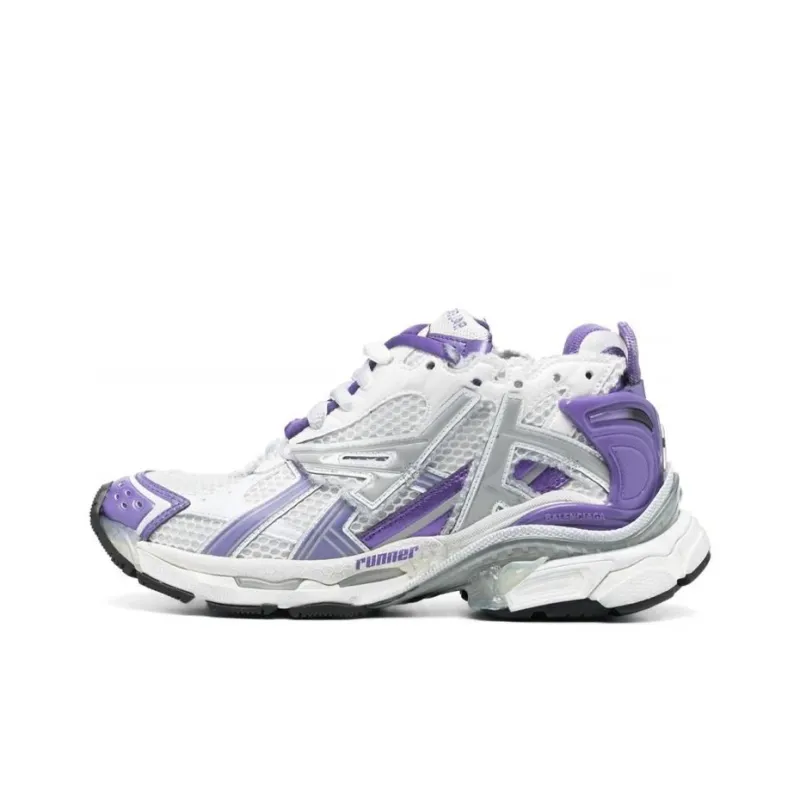 Uabat Balenciaga Runner Purple Grey 677402 W3RB3 5901